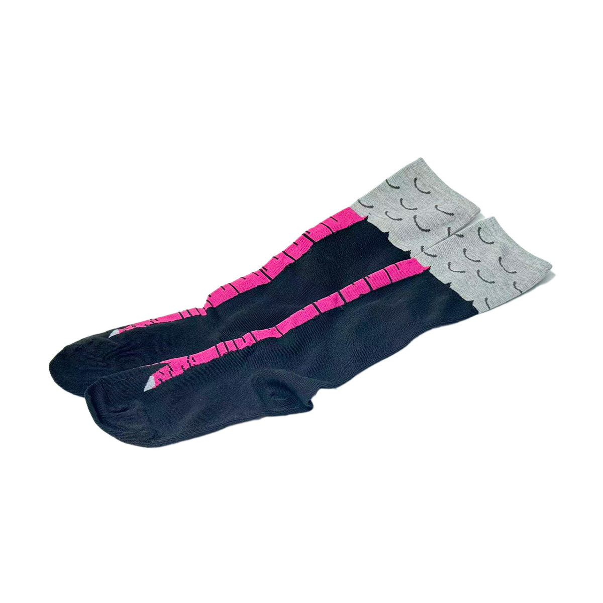 Funny Bird Leg Socks | Knee-high Novelty Socks | Halloween Socks | Christmas Socks | Slim Leg Look