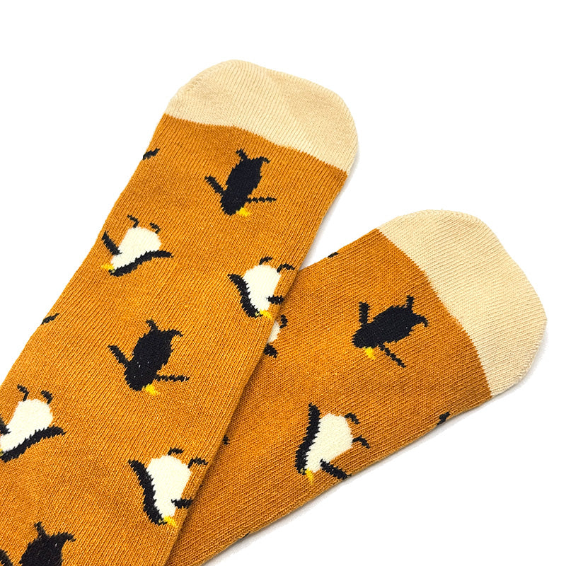 Kids 2-Pack Penguin&Elephant Cotton Crew Socks