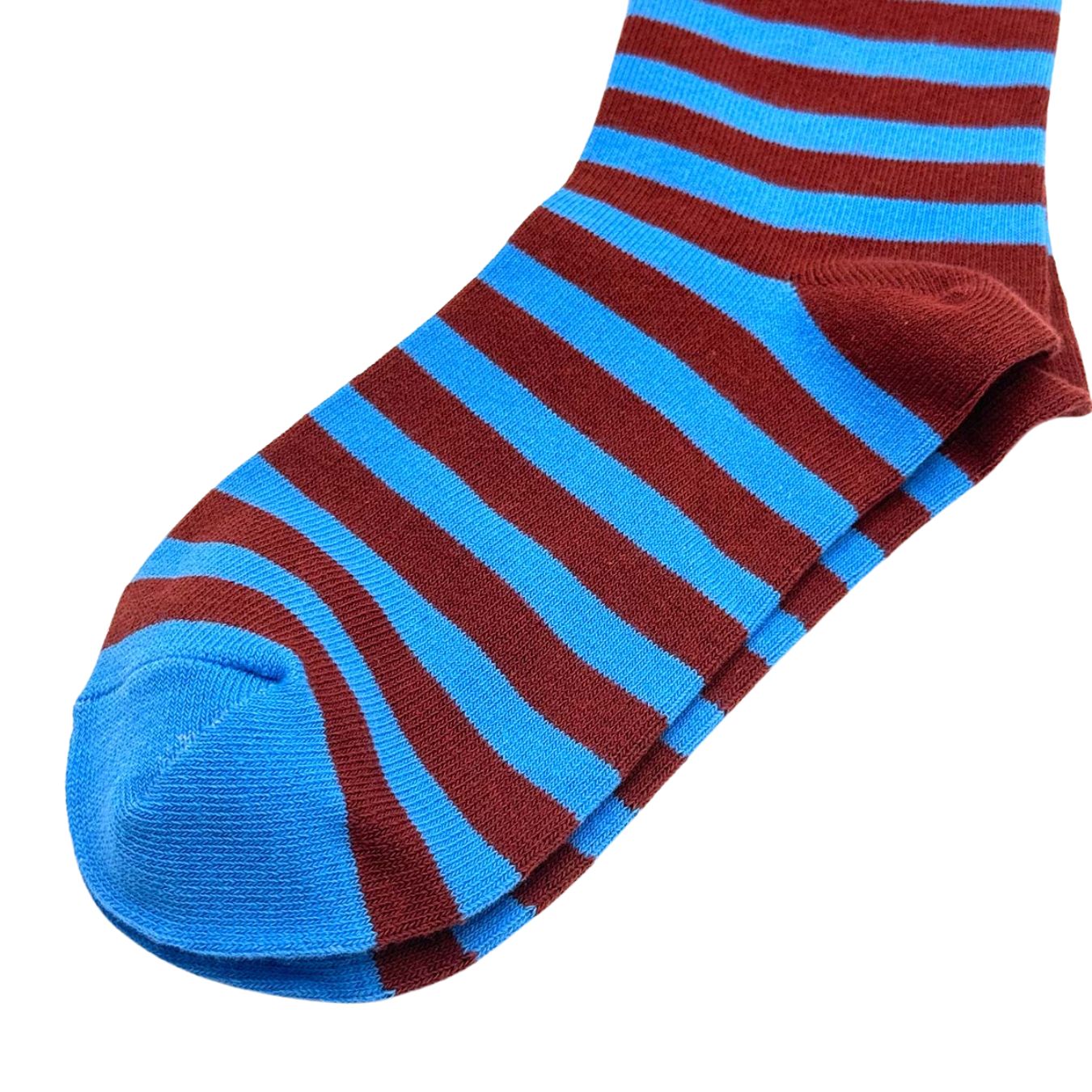 Tahitian Stripe Cotton Crew Socks