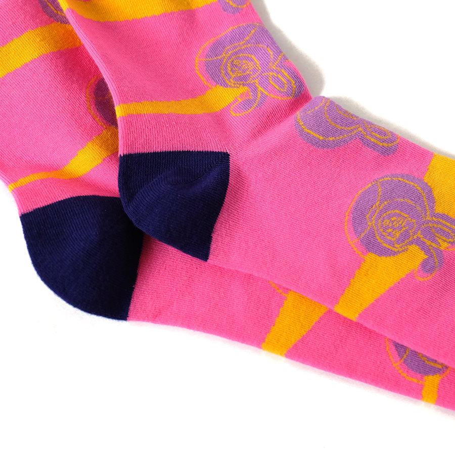 Bunny Bask Cotton Crew Socks