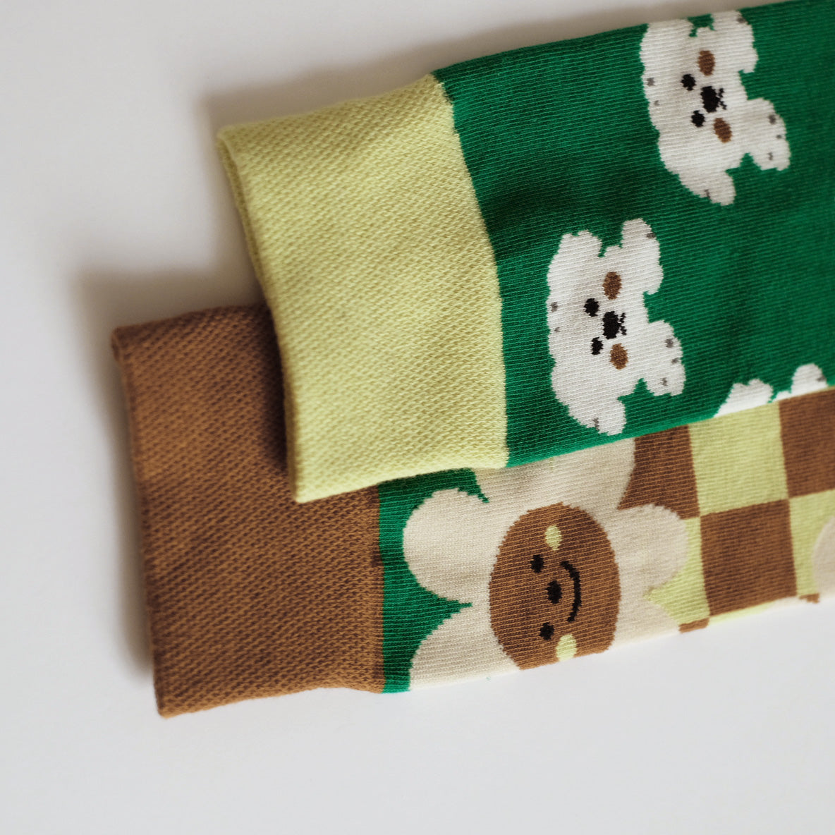 Floral Stroll Cotton Crew Socks