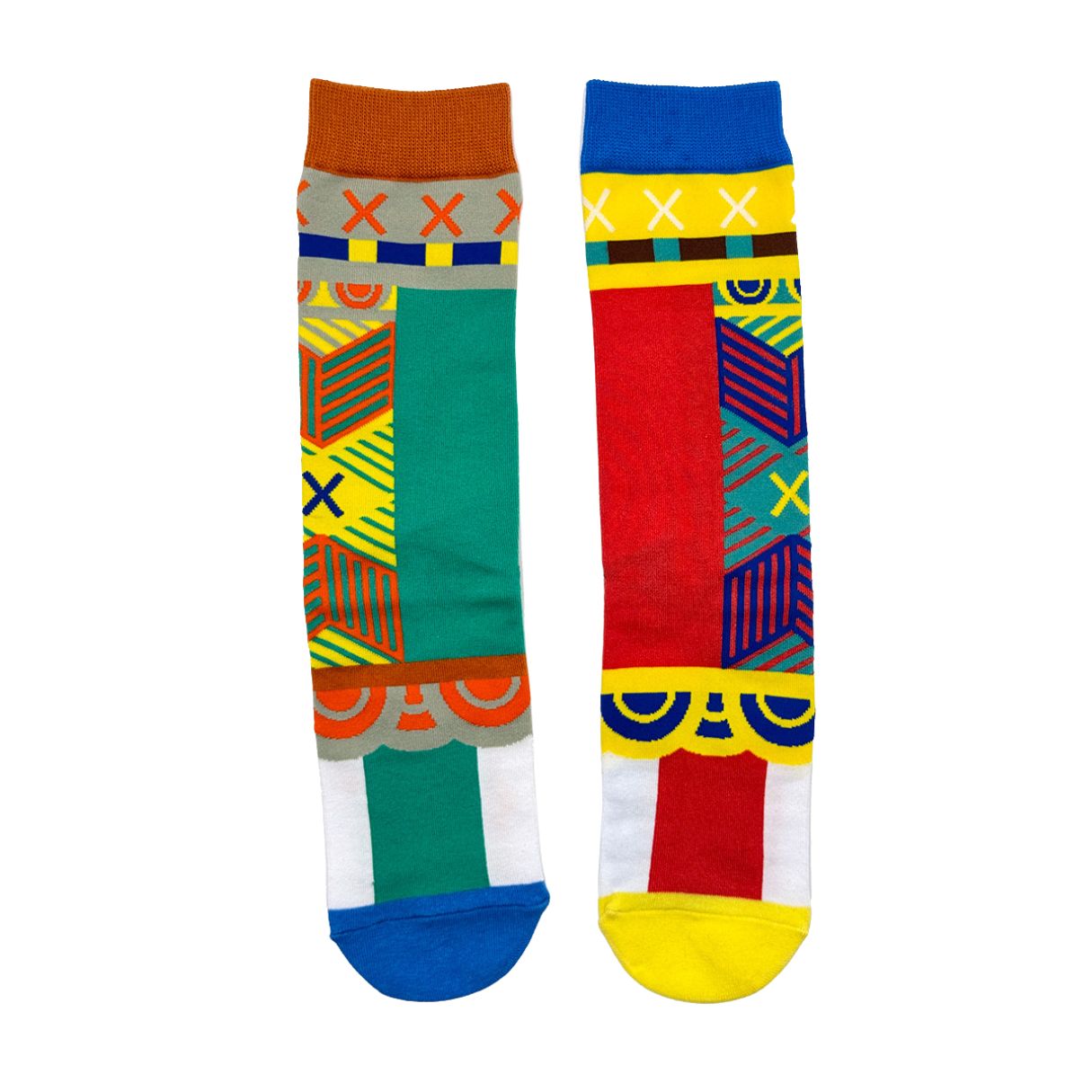 Pop Art Pattern Cotton Crew Socks
