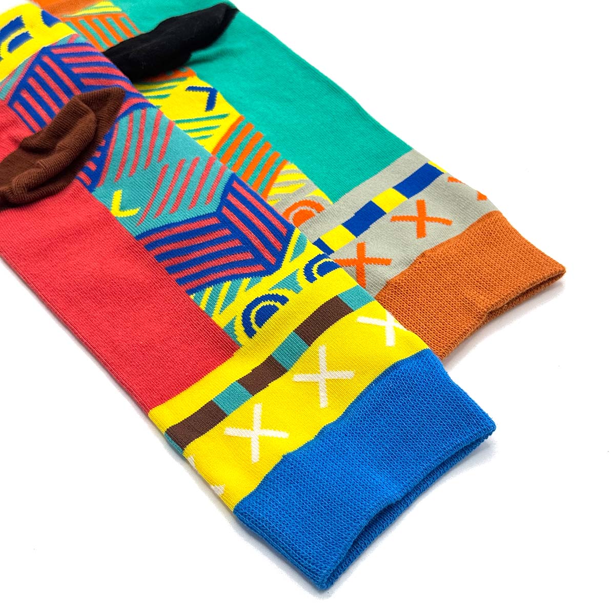 Pop Art Pattern Cotton Crew Socks