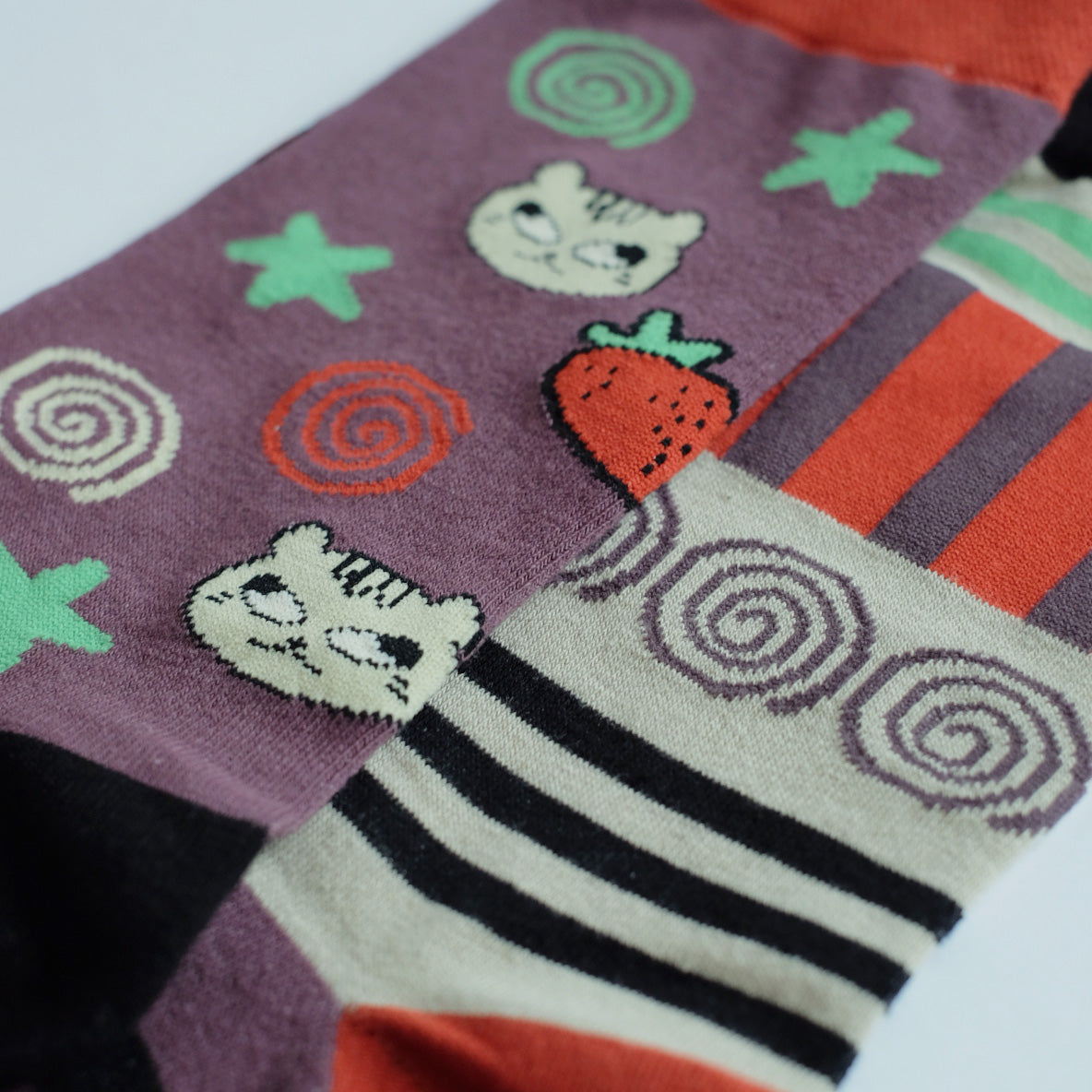 Proud Cat Cotton Crew Socks