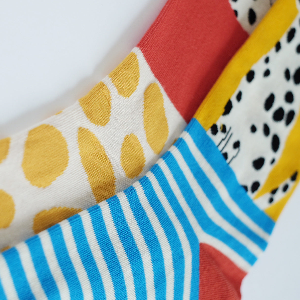 Spotted Dog Cotton Crew Socks